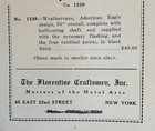 1920s Florentine Craftsmen Nyc Metalwork Catalog Lamps  Door Knockers Candelabra