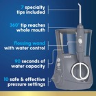  Waterpik Aquarius Water Flosser Gray Wp-667 10 Settings Ada Accepted 