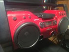 Sony Zs-h10cp Portable Heavy Duty Boombox Cd Mp3 Radio With Power Supply Tested