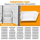 Upper Crisper Pan Drawer Compatible With Frigidaire Refrigerator For 240351061
