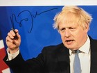 Boris Johnson Auto Jsa Signed 8x10 Photo Wcoa Card Former Uk Prime Minister
