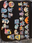 Disney Lilo   Stitch Halloween Dangle Glitter Pin Set