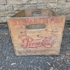 Vtg  Pepsi-cola Wooden Crate C 1950 s St  Mary s  Pa 18 5   12   10 5 