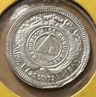 1902 801           Honduras Silver 25 Centavos  Double Strike Error