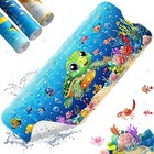 Baby Bath Mat For Tub Non Slip Kids Bath Mat - 40  x16   Extra Long Cartoon T   