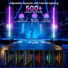 Luxceo 2pack 90cm Rgb Tube Light Bar  3ft  Wit-control  5000 Mah Battery Powered