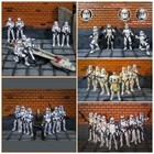 Star Wars 3 75 Inch Clone Trooper 1 18 501st 104th Wolffepack 212th Cody Action