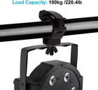 5 Pack 2  Black Dj Stage Lighting Clamps  Truss Clamp  Par Light Mount Hook  Hea