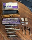 Antique Keuffel   Esser K e Drafting   Compass Set Paragon Line  Very Nice 
