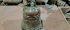Chinese Old Bronze  Ringing Bell  Carved With Ancient Buddhism Inscriptions