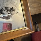 Miller High Life Timber Wolf Bar Mirror Beer Sign Wisconsin Wildlife Series