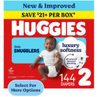 Huggies Little Snugglers Fragrance Free Baby Diapers  Size 2