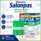 2 X Hisamitsu Salonpas Pain Relief Patch 140ct Muscle Back Neck Shoulder Cooling