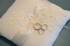 Lace Pearl Wedding Ring Pillow Cushion Bearer 8 26 Inch For Beach Wedding new