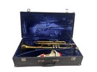 Vintage King Cleveland 600 Trumpet Usa W  Case Benge 7c Mouthpiece Mute Lyre