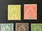 French Sudan 1894 Lovely Collection  3-7 9 16 19 Mint H Residues 2x1033