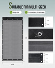 Heavy Duty 6 6  X 15  Dump Trailer Tarp By  Mesh Tarp With Grommets  Air-flow Sy