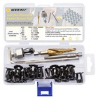 Black M6 Jack Nut With Installation Tool Threaded Insert Petal Nuts Nutserts    