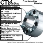 4x 2  Thick 4 110 Atv Utv Wheel Spacer Adapter 2019-2024 Cfmoto Uforce 1000 Utv