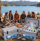 Portable Cooler  75qt Hard Cooler Ice Chest Box Food Drink For Camping Outdoor