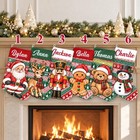 Personalized Christmas Stocking  Custom Name Printed Holiday Sock  Nutcracker Sa