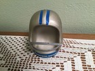 Vintage Detroit Lions Ceramic Helmet Coin Bank W metal Face Guard - 4  Tall