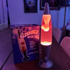 Groovy Y2k Pink Motion Lava Lamp 16    Silver Metal Base Rl-50 Original Box