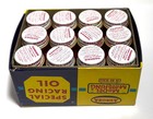 1 3oz Bottle Of Vintage 1963 Aurora Model Motoring Ho Slot Car Red Racing Oil
