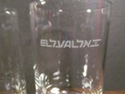 2 X Elal Israel Airline Beverage Juice Glass Set Lot First Class El Al Israeli