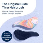 Glide Thru Hair Brush - Detangler Brush For Curly  Straight  Wet Or Dry Hair    