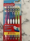 Toothbrushes Medium Colgate Extra Clean Circular Bristles 6 Count - New   Sealed
