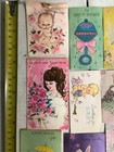Vintage 1960s-70s Mini Baby Shower Greeting Cards Lot Of  21  Used Ephemera