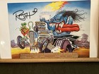 Ed Big Daddy Roth Signed Poster  Junk Yard Kid   Rat Fink