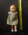 Vintage Ideal Walking Doll 9  Hard Plastic Molded Hair Sleepy Eyes Jointed 1950s