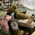 Brown Plush Teddy Bear Plush Bear With Overalls Clothing Fabric Animals Theme
