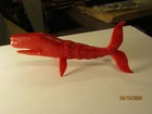 Vintage Marx Deep Sea Creatures 1968 Mpc Plastic Cereal Toy Fish Sperm Whale Red