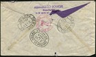 Argentina Buenos Aires To Nyc Usa Registered Airmail Cover 1940 Latin America