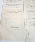 1913-1915 Maine Central Railroad Letterhead Internal Carbon Copy Lot Of  10 