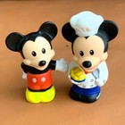 4pcs Little People Disney Mickey Mouse Pascal Lizard Goofy Figures Toys Lot