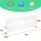 Folding Bed Rail For Toddlers safety Baby Bed Rail Guard kid Bed Rail With Re   