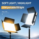 Video Light Panel Photography Lights Bi-color Dimmable 2500-6500k Led Camera    