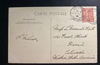 1908 Bougie French Algeria Rppc Postcard Cover To Denver Usa Arab Restaurant