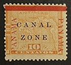 Travelstamps  1904-06 Panama Canal Zone Stamps Scott  13 - 10 Cent Op  Mnh Og