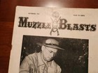 2 Vintage Muzzle Blasts Magazines ca 1961 july september 
