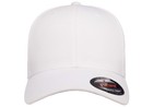Flexfit Unisex Cotton Twill Fitted Baseball Cap  White  Large-x-large