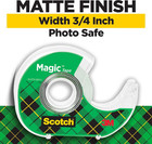 Scotch Magic Tape  Invisible  6 Rolls With Dispensers For Holiday Use