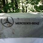 Mercedes Benz Vintage 1980 s Gray Black Drawstring Duffle Bag 13 5 l X 17 w