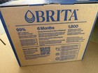 Brita  10 Cup Water Filter Pitcher White Pacifica With 1 Elite Filter Bpa Free