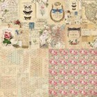 Vintage Flowers Letter Envelope Paper Scrapbook Card Journal Craft Paper
