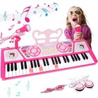 Kids Piano Keyboard  49 Keys Electronic Toy Keyboard Piano With Microphone  